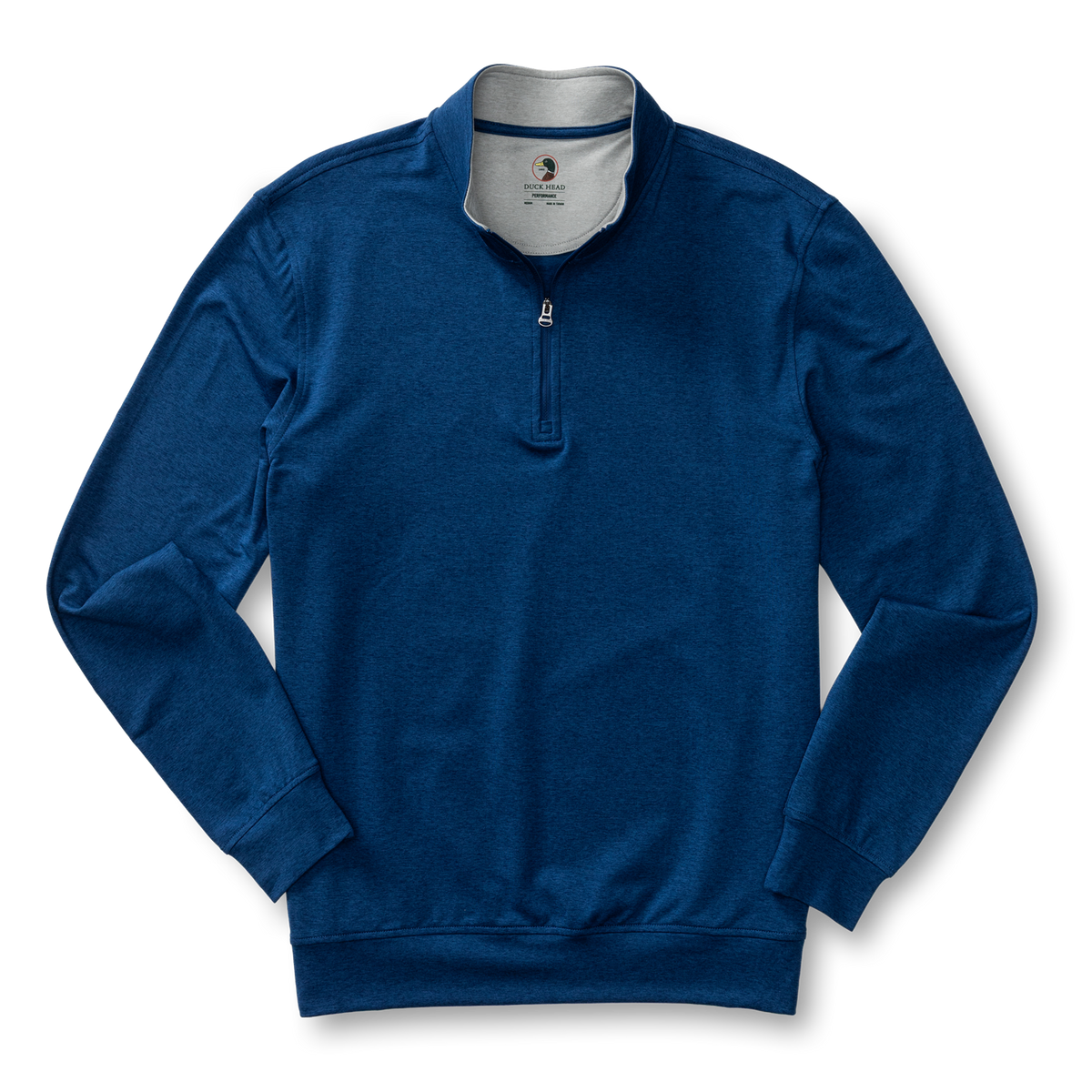 Long Drive Performance 1/4 Zip Pullover - Navy Peony Heather