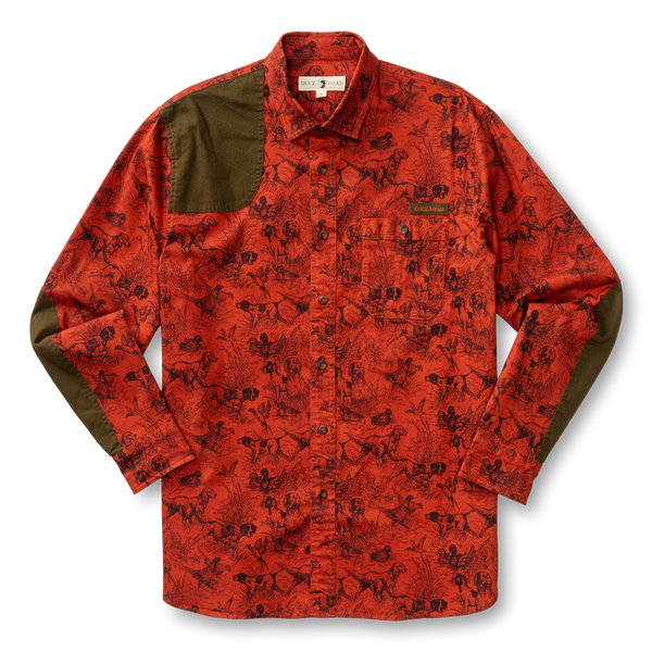 Woodland Shooting Shirt - Burnt Sienna