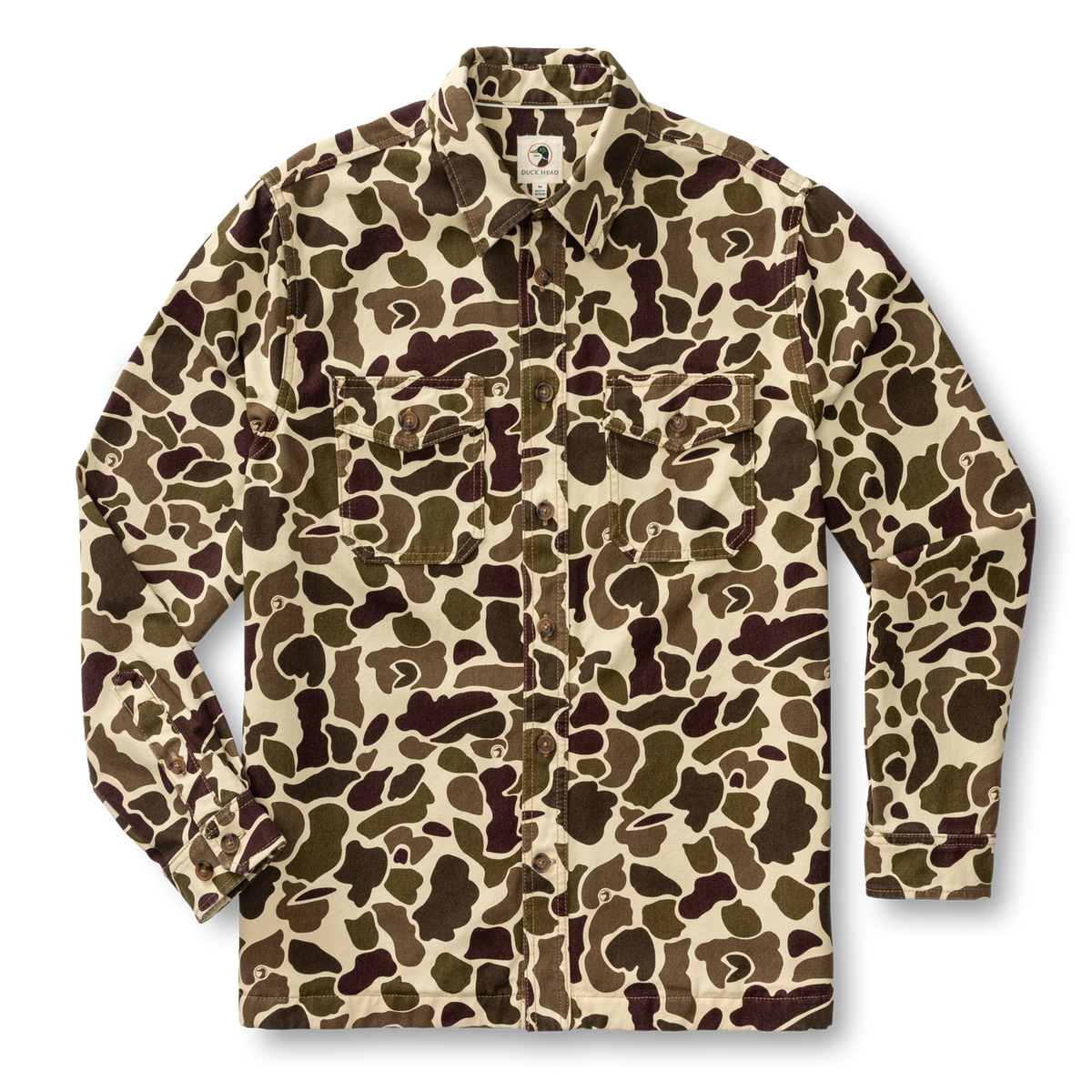 Vintage Camo Duck Canvas Jacket - Sandrift Khaki Camo
