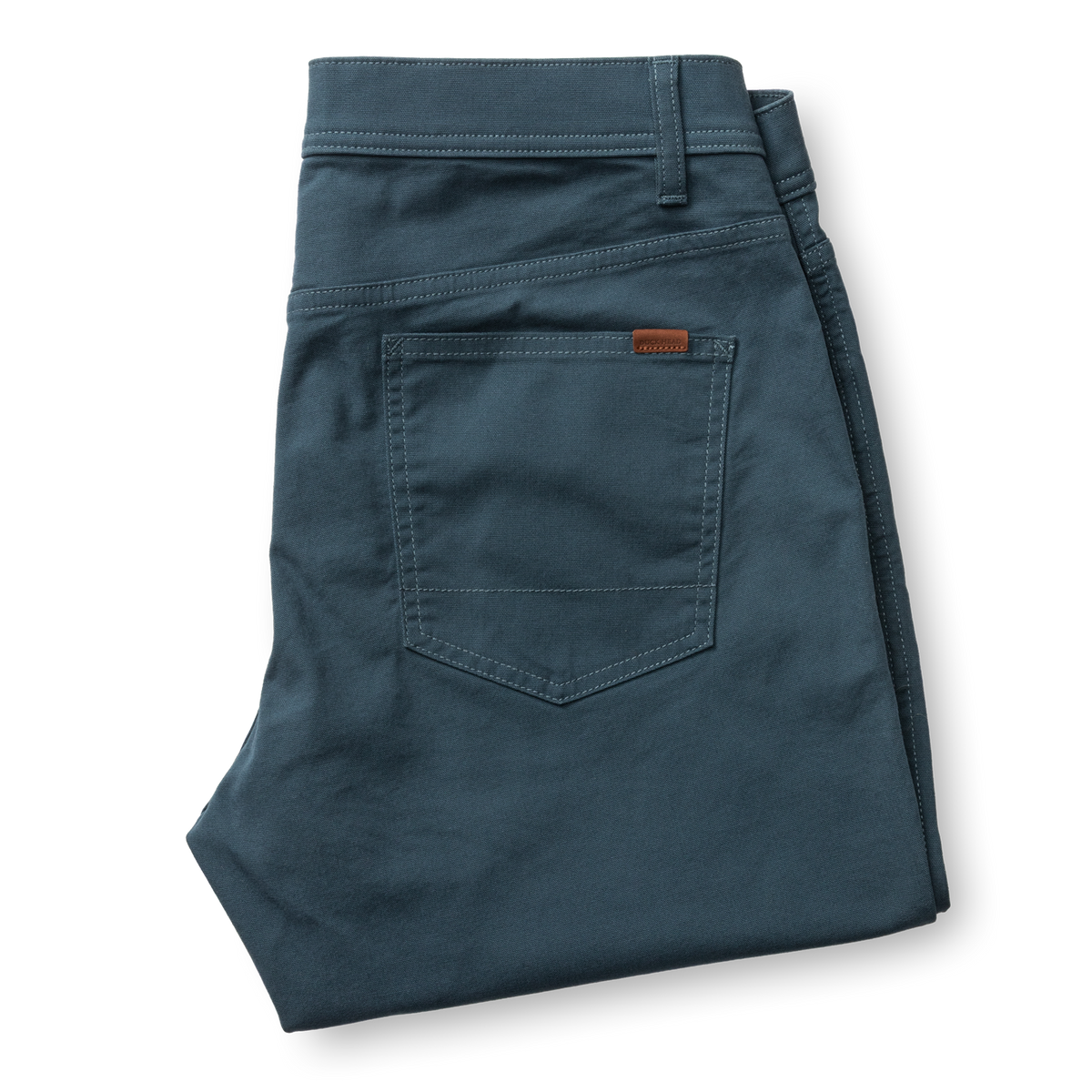 Classic Fit Pinpoint Canvas Five-Pocket - Midnight Navy