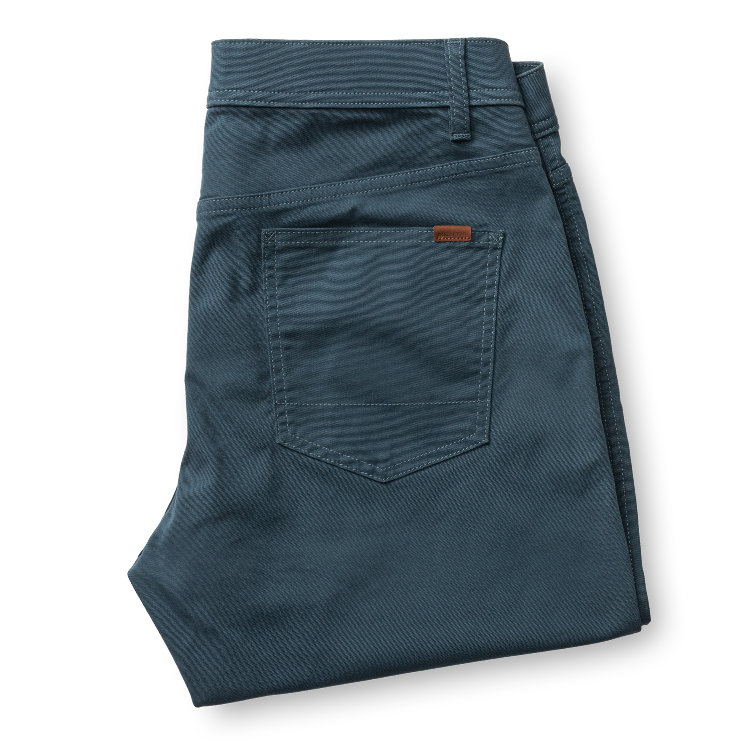 Classic Fit Pinpoint Canvas Five-Pocket - Midnight Navy