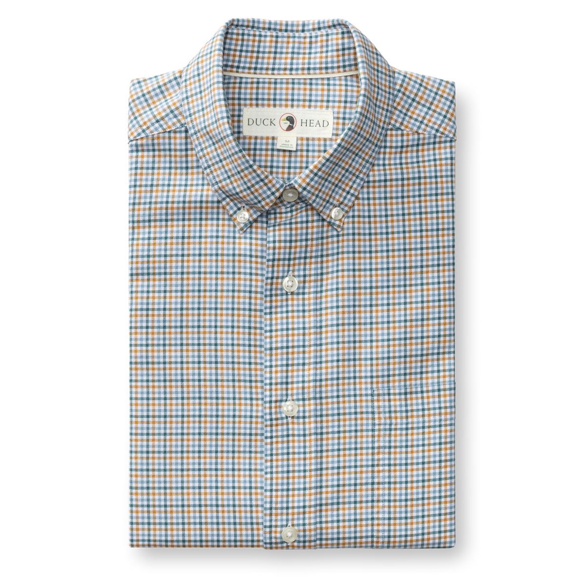 Cotton Oxford Sport Shirt - Holling Plaid - Amberwood