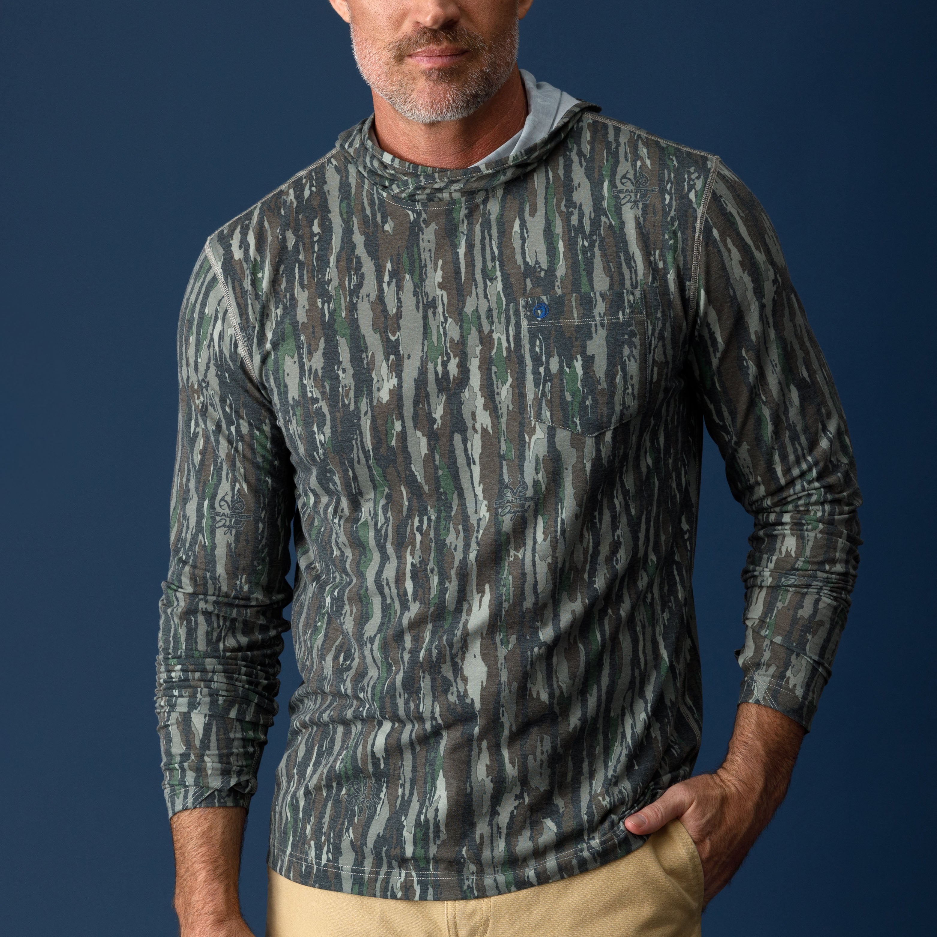 Realtree Windward Performance Hooded T-Shirt - Original Camo