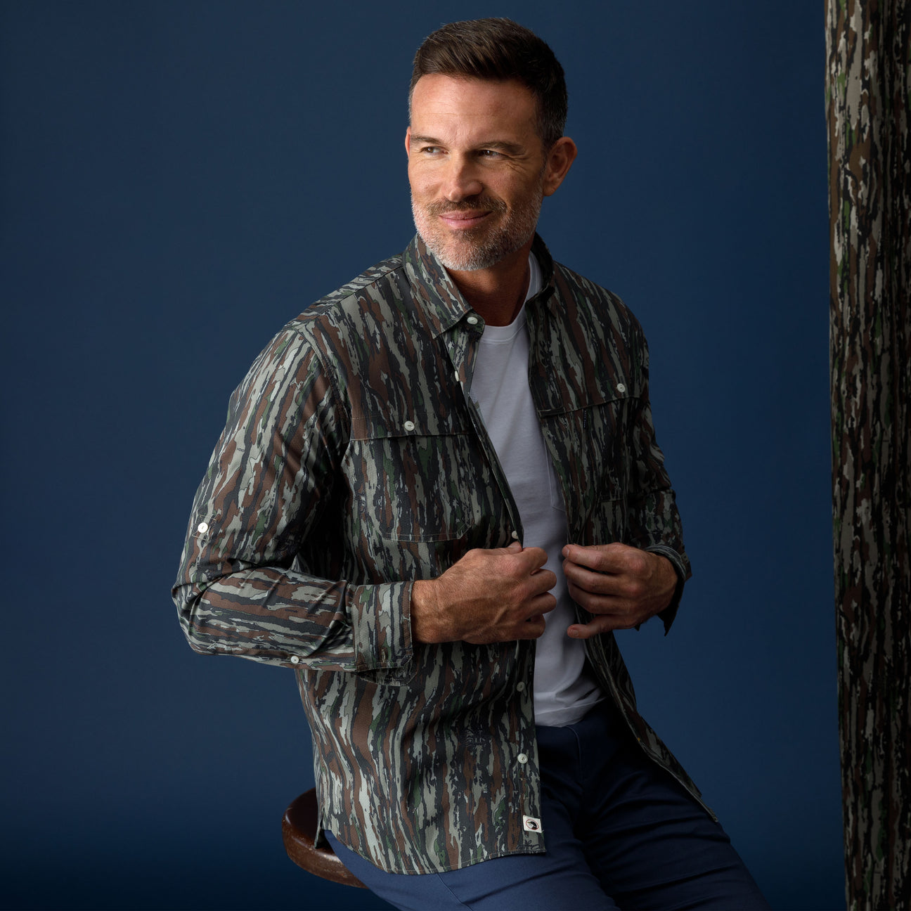 Realtree Performance Dobby Guide Shirt - Original Camo