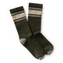Striped Sock - Olive