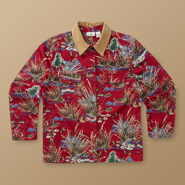 Mallard Print Jacket M - Duck Head Vintage