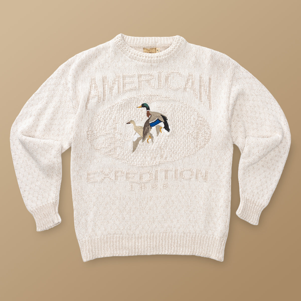 Duck Head Expedition Intarsia Mallard Sweater M - Duck Head Vintage