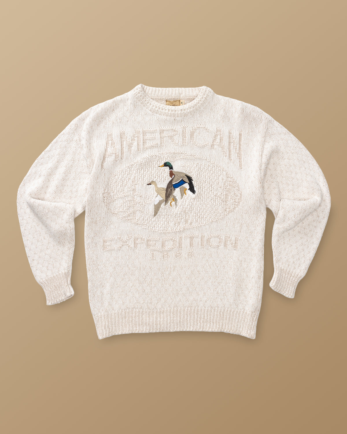 Duck Head Expedition Intarsia Mallard Sweater M - Duck Head Vintage