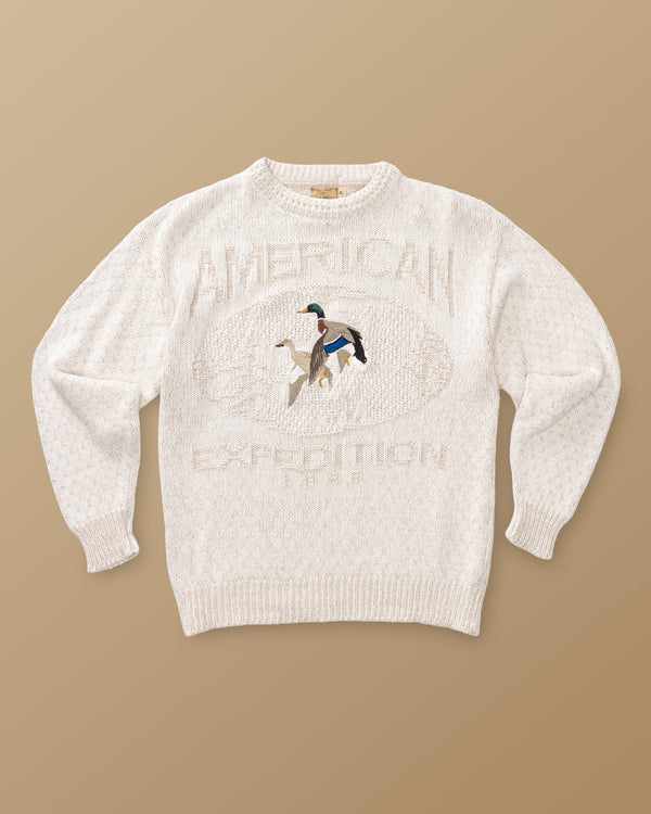 Duck Head Expedition Intarsia Mallard Sweater M - Duck Head Vintage