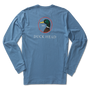 Logo Long Sleeve T-Shirt - Harbor Blue