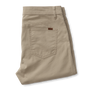 Classic Fit Pinpoint Canvas Five-Pocket - Khaki