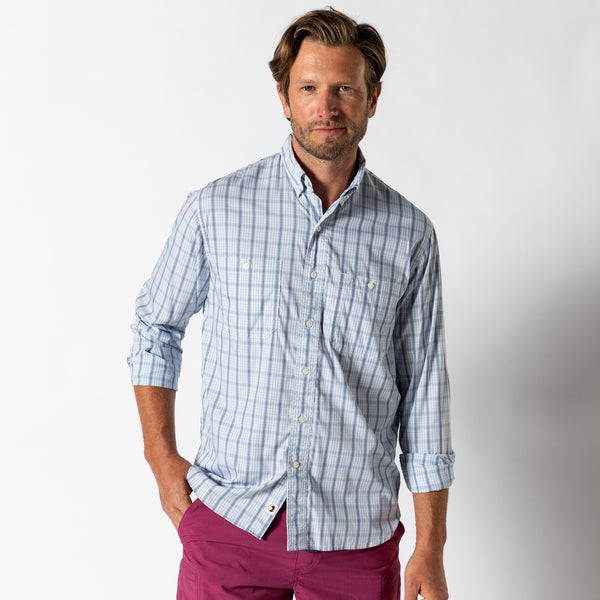 Performance Poplin Guide Shirt - Dover Plaid