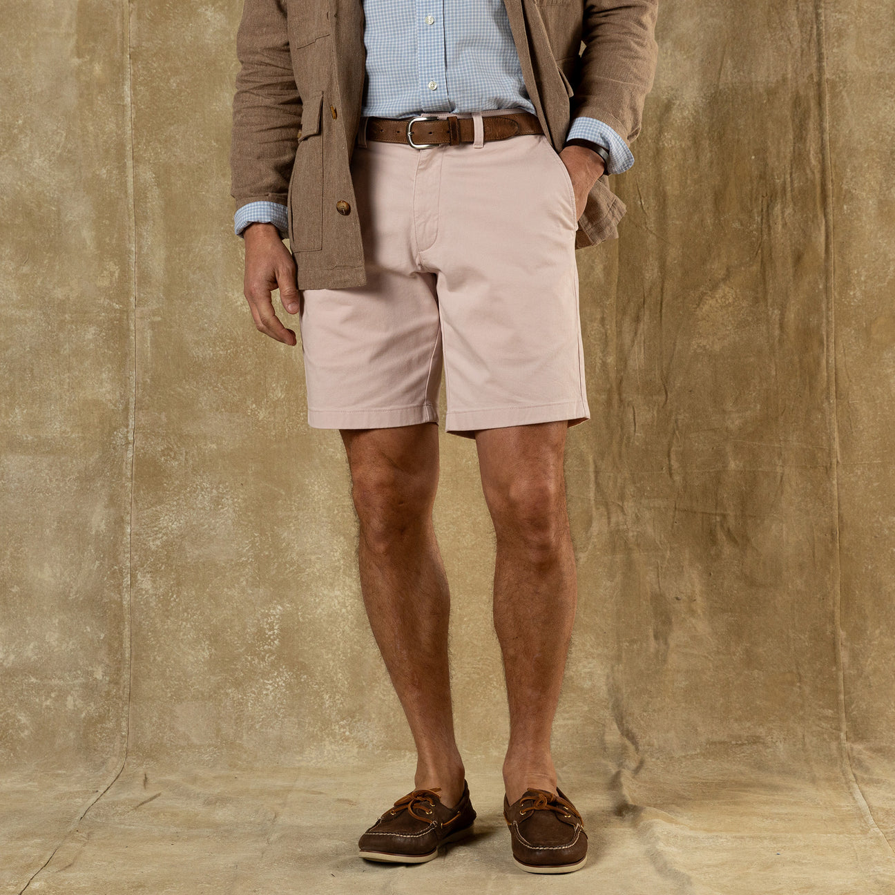 9" Gold School Chino Short - Washed Pink