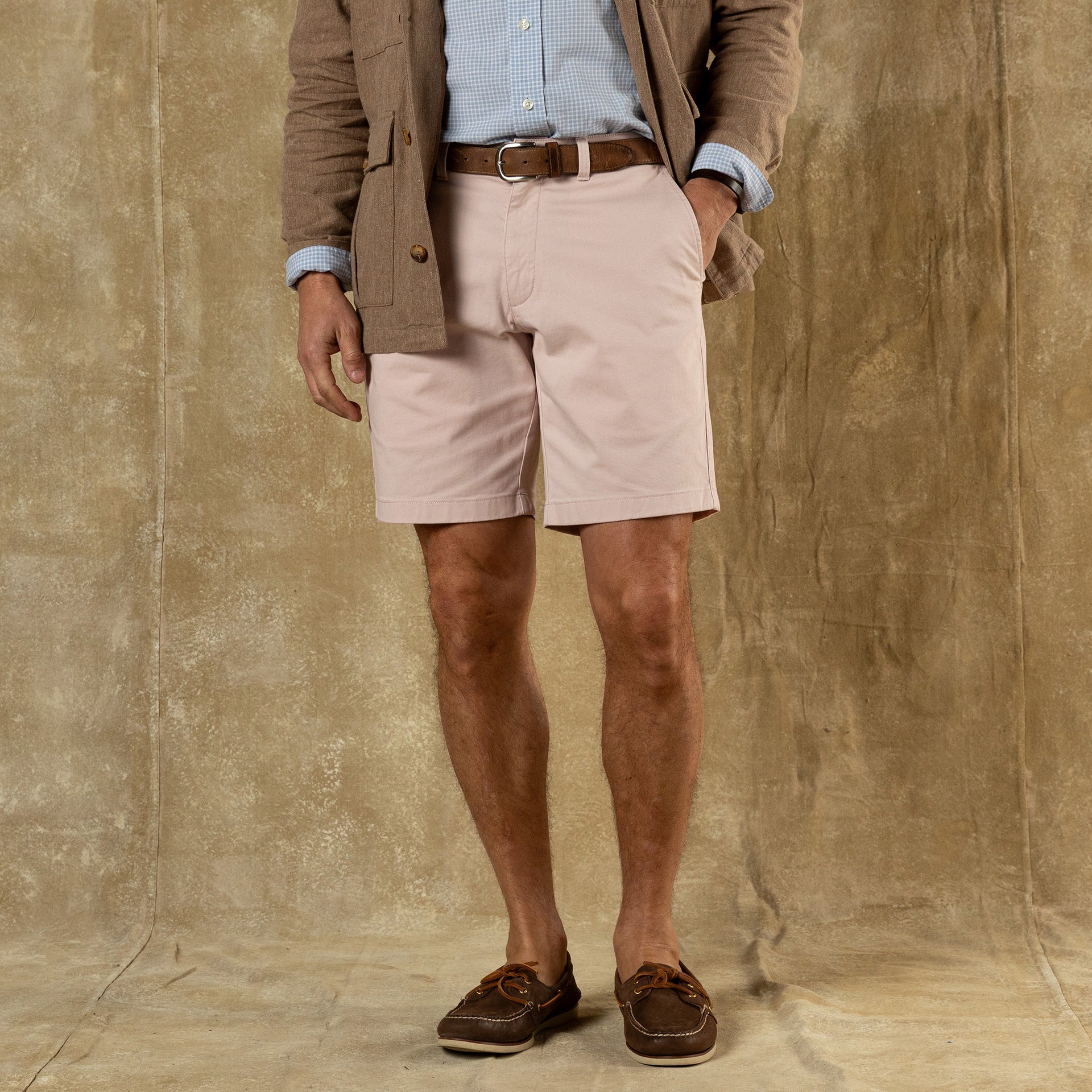 9" Gold School Chino Short - Washed Pink