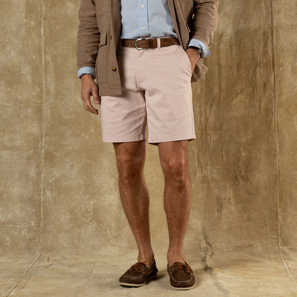 9" Gold School Chino Short - Washed Pink