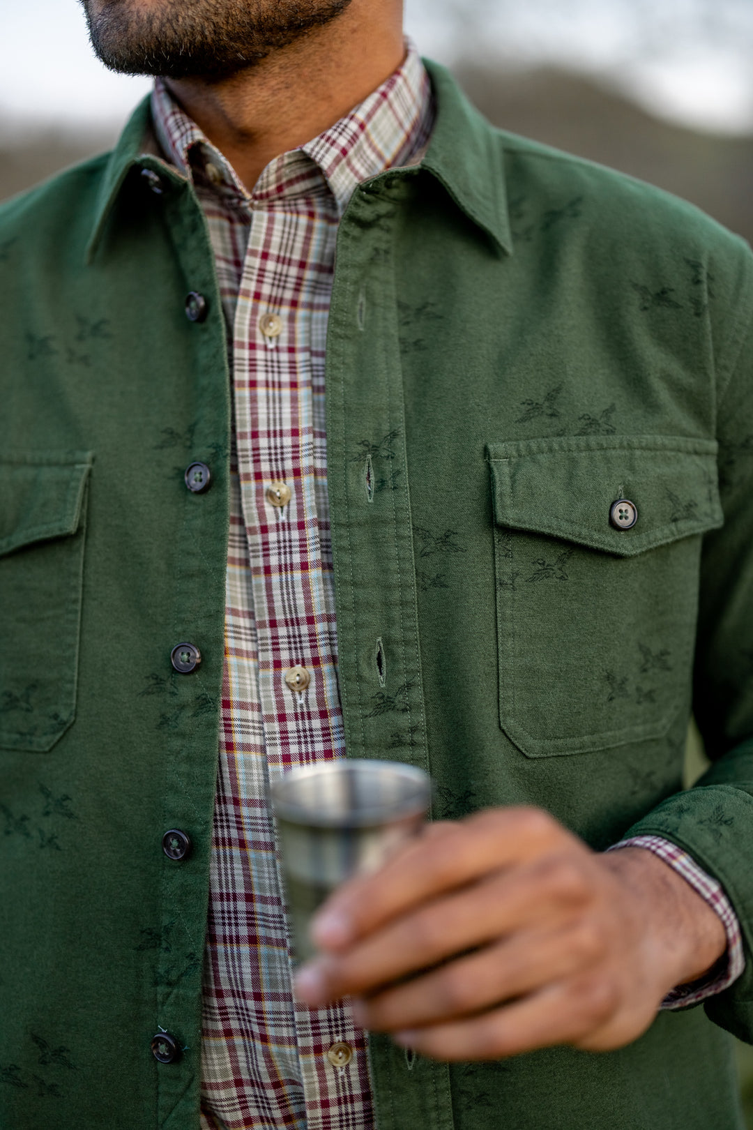 Slater Moleskin Overshirt – Duck Head