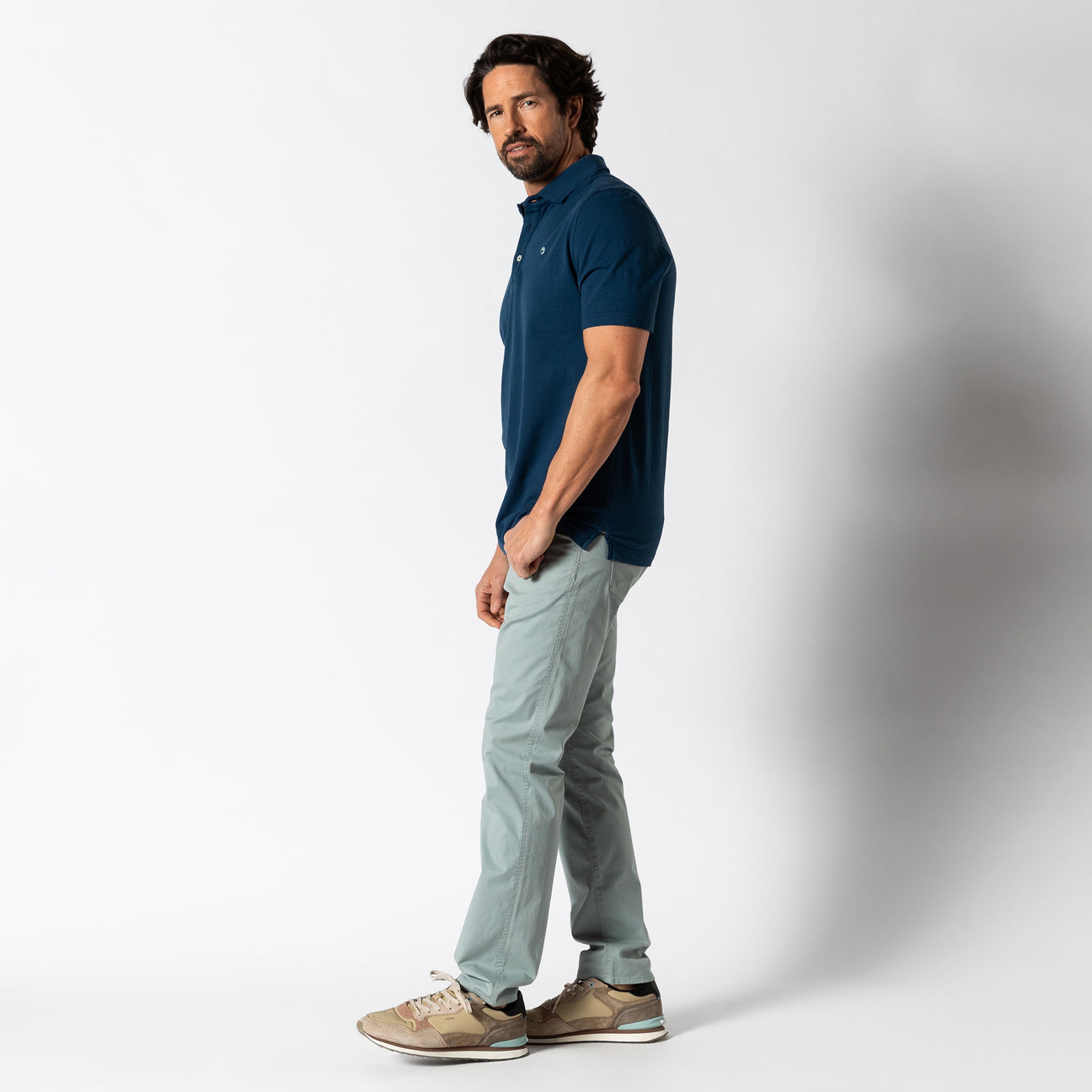 Hanover Pima Cotton Polo - Navy