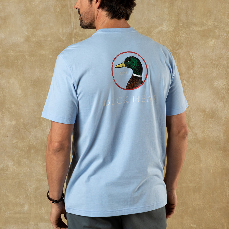 Logo Short Sleeve T-Shirt - Serenity Blue Heather
