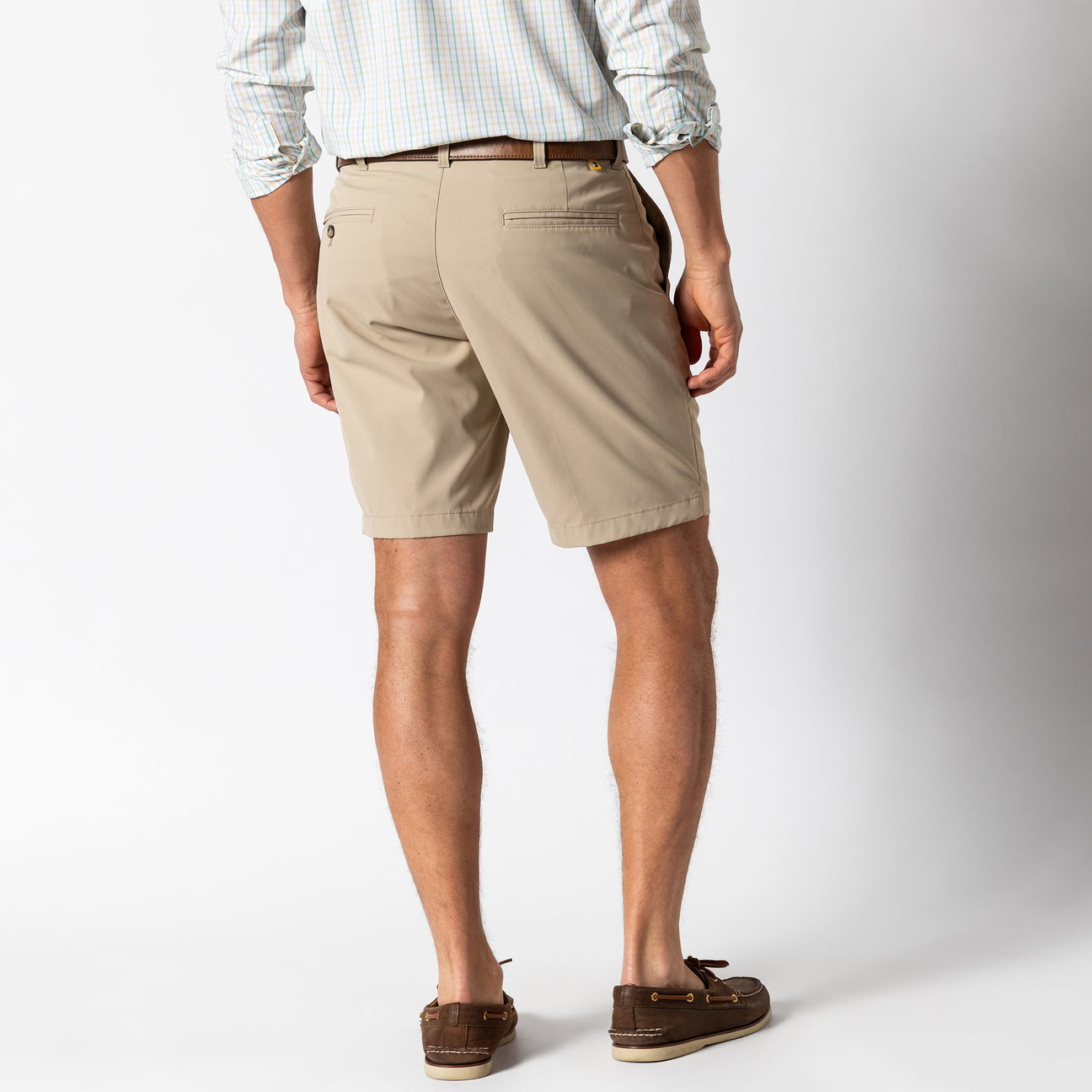 9" Long Drive Performance Short - Khaki