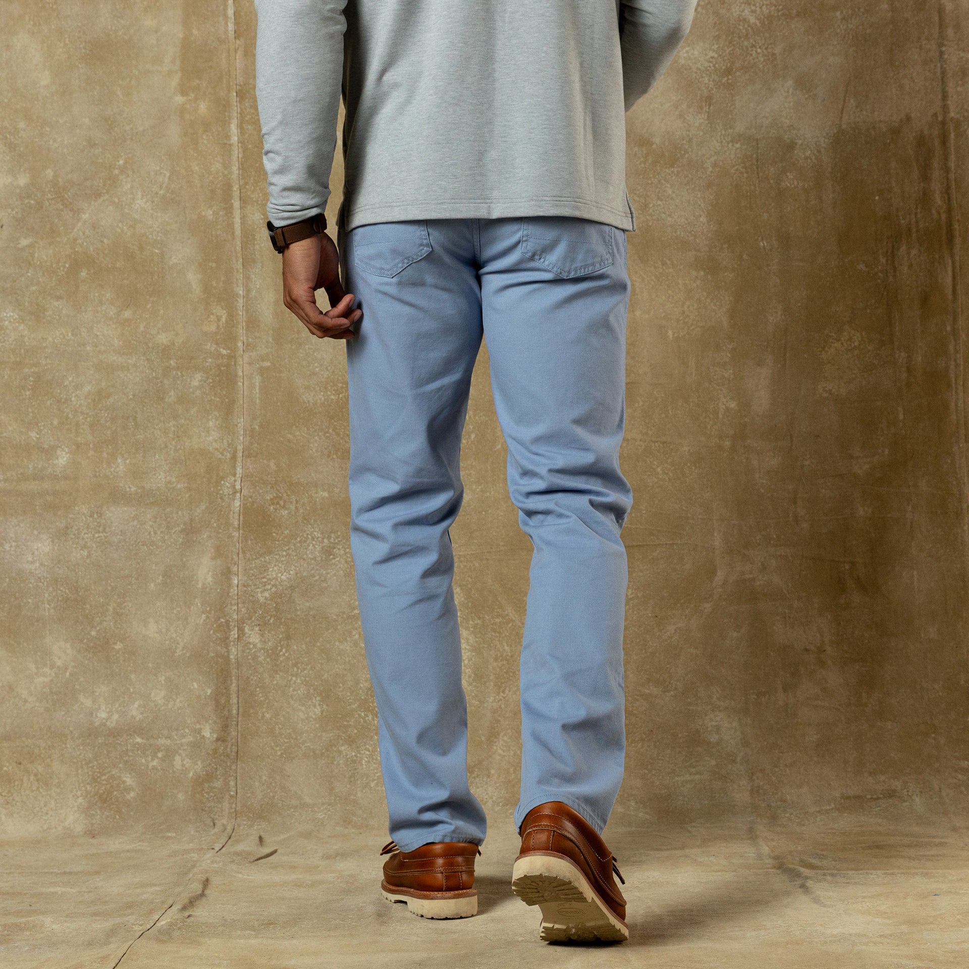 Field Canvas Five-Pocket - Chambray Blue