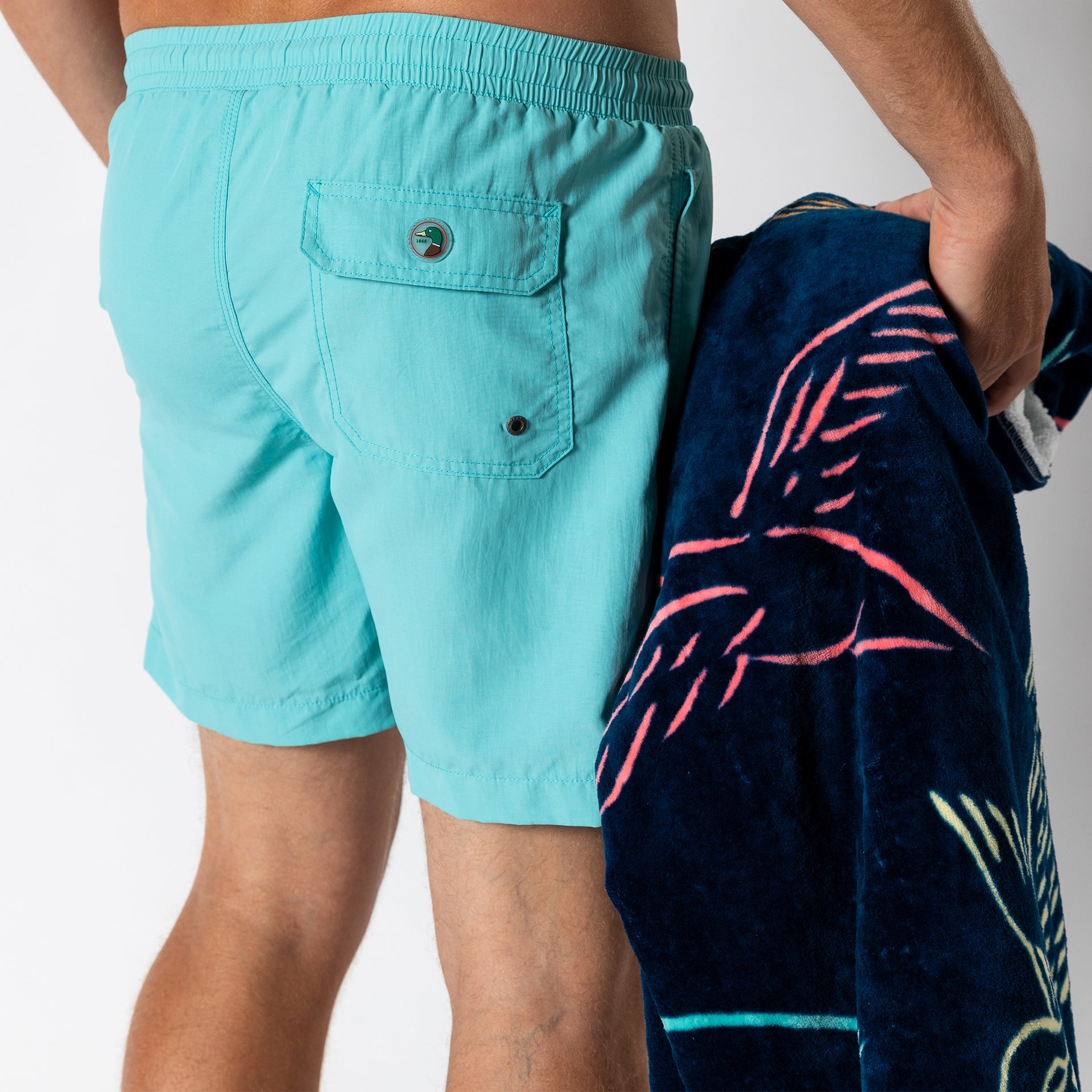6" Solid Sailport Swim Short - Marine Blue