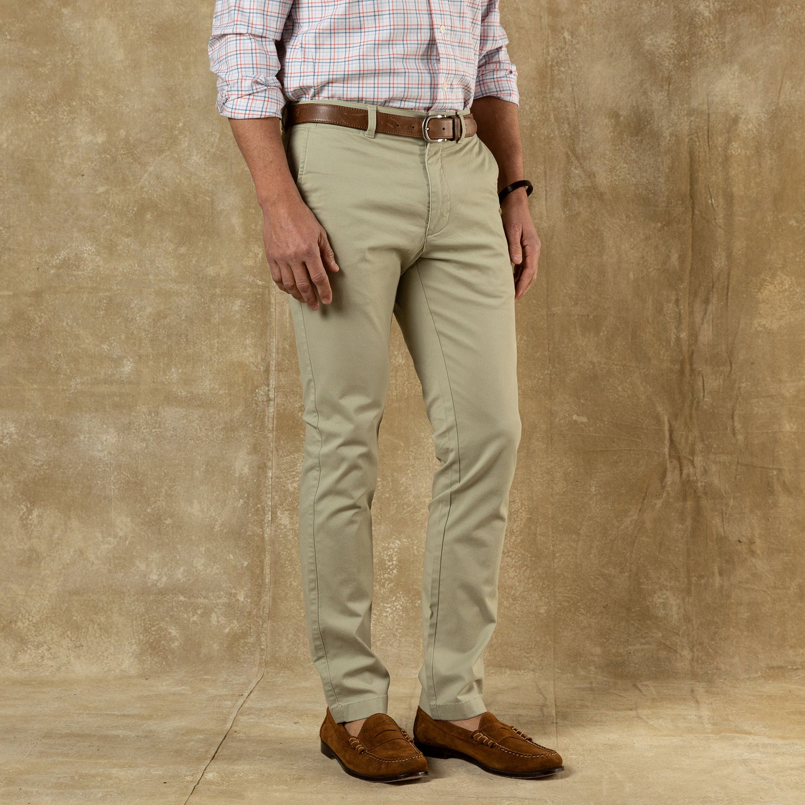 Slim Fit Gold School Chino