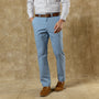 Classic Fit Gold School Chino - Chambray Blue