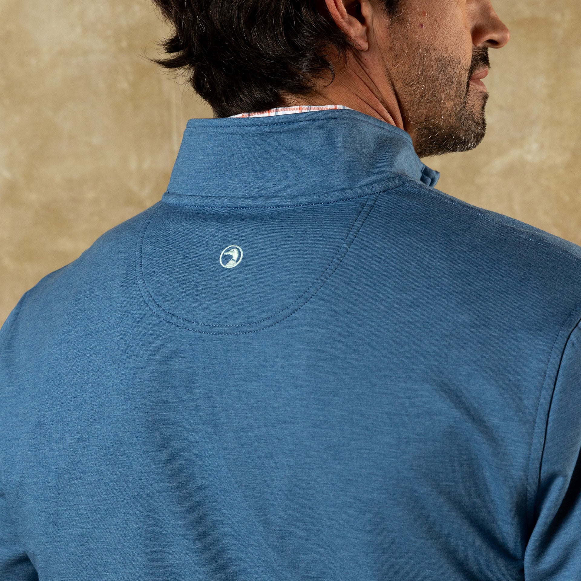Dunmore Performance 1/4 Zip Pullover - Blue Horizon Heather