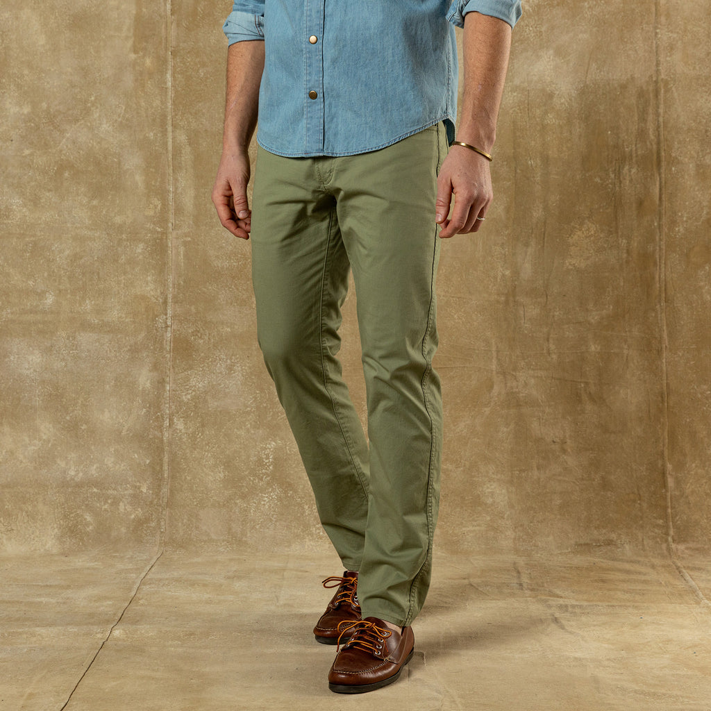 Shoreline Five-Pocket - Oil Green