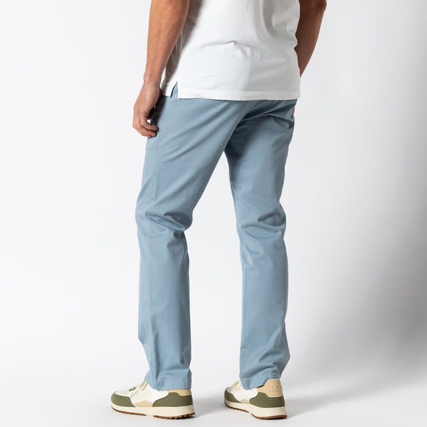 Classic Fit Gold School Chino - River Blue