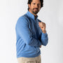 Dunmore Performance 1/4 Zip Pullover - Lake Blue Heather