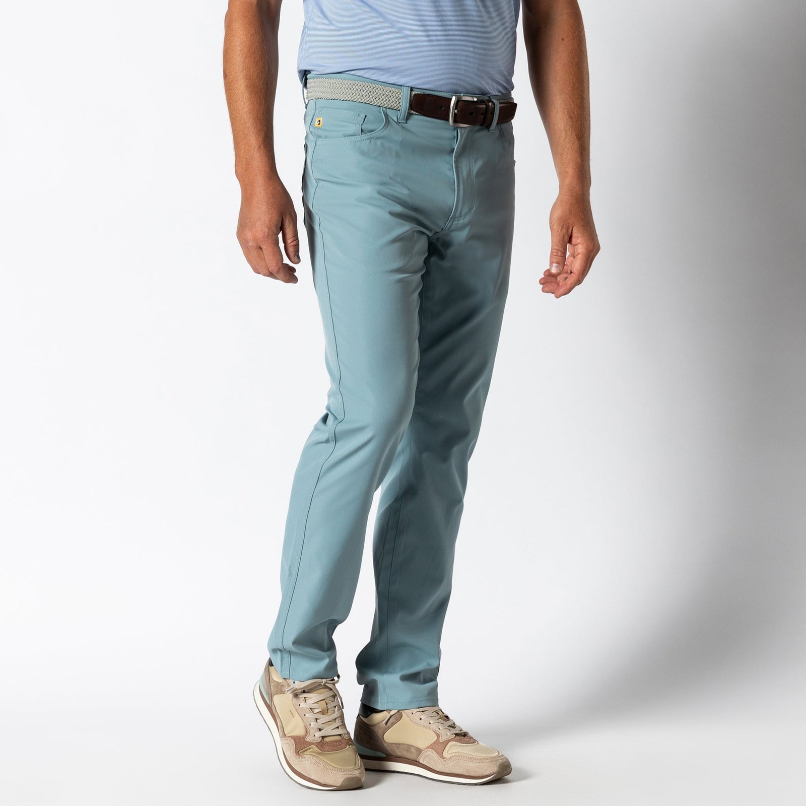 Long Drive Performance Five-Pocket - Mineral Blue