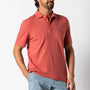 Hanover Pima Cotton Polo - Sunwashed Red