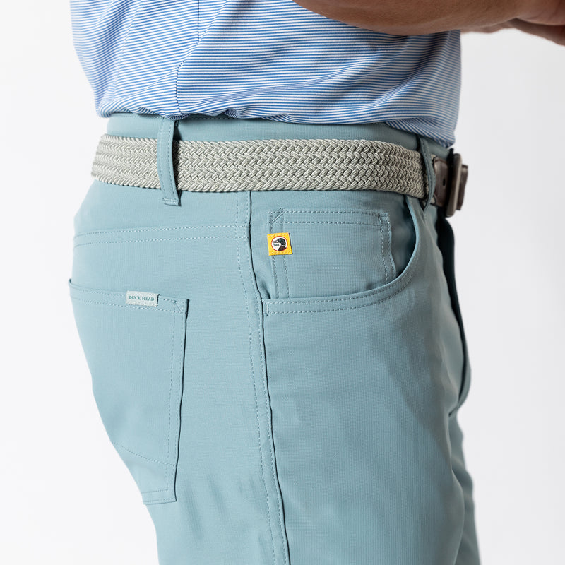 Long Drive Performance Five-Pocket - Mineral Blue