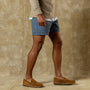 6" Garment Dyed Duck Canvas Short - Vintage Blue