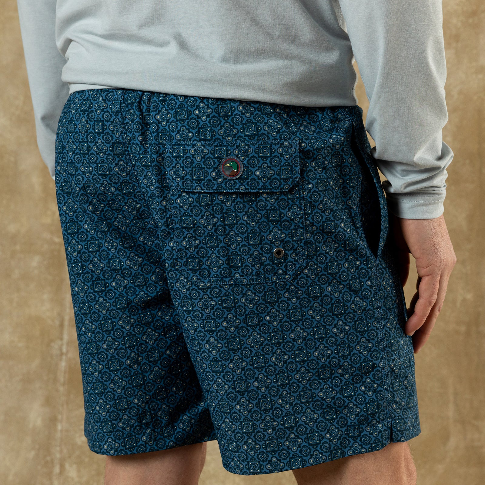 6" Sailport Swim Short - Blue Horizon