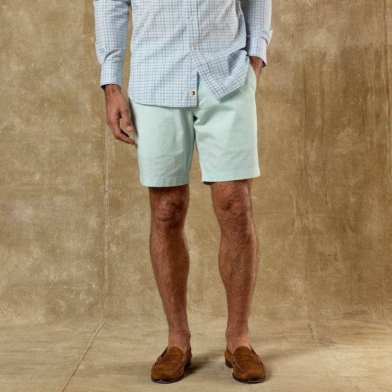 9" Gold School Chino Short - Icy Blue