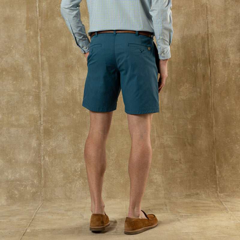 8" Harbor Performance Short - Teal Blue