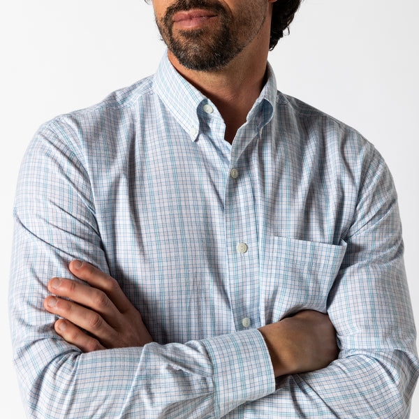 Cotton Slub Sport Shirt - Barlow Plaid