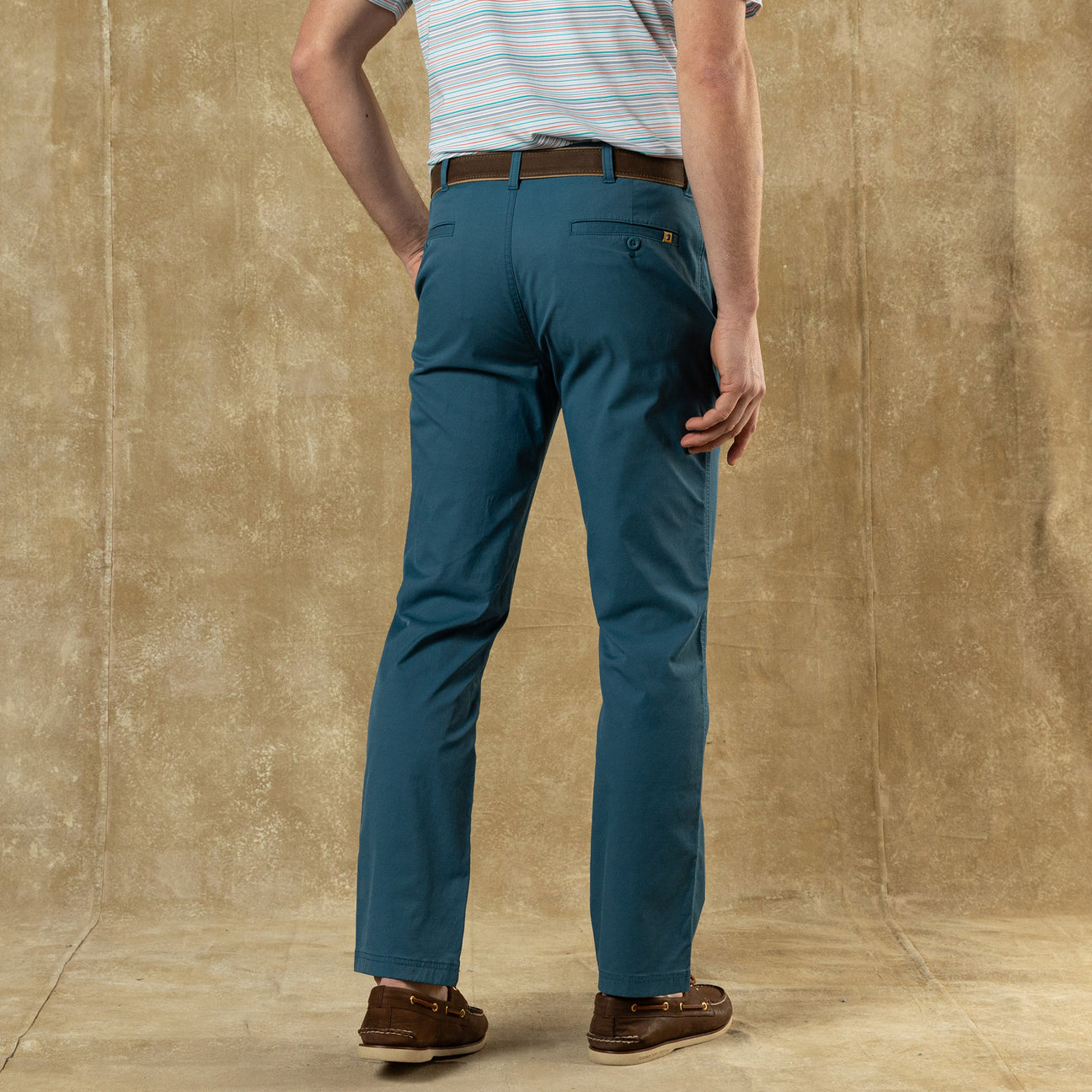 Harbor Performance Chino - Teal Blue