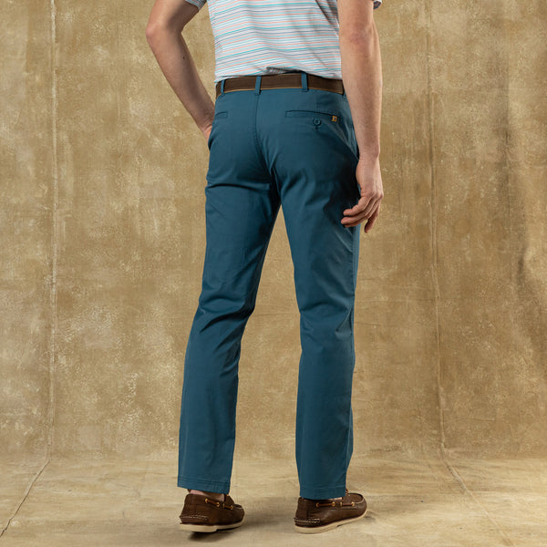 Harbor Performance Chino - Teal Blue