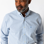 Cotton Poplin Sport Shirt - Edgewood Plaid