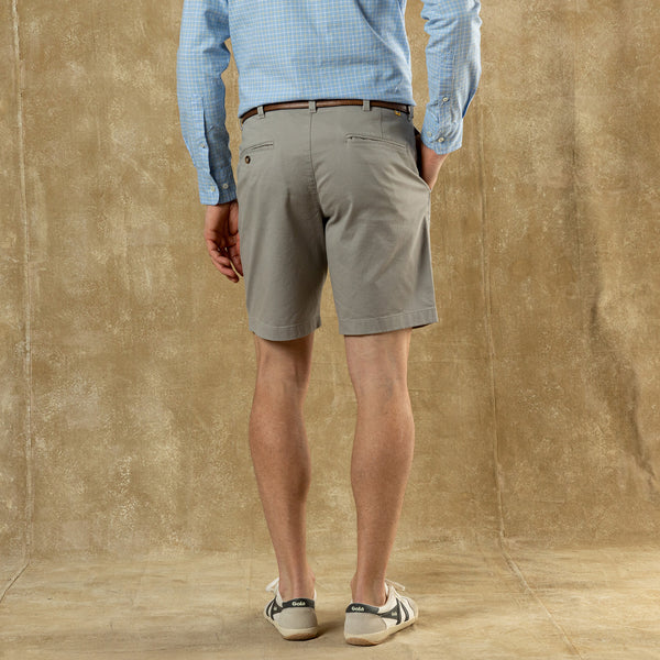 9" Gold School Chino Short - Dove Grey