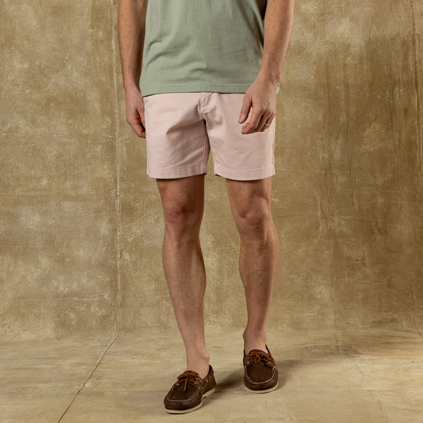 7" Gold School Chino Short - Washed Pink