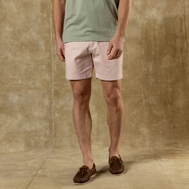 7" Gold School Chino Short - Washed Pink