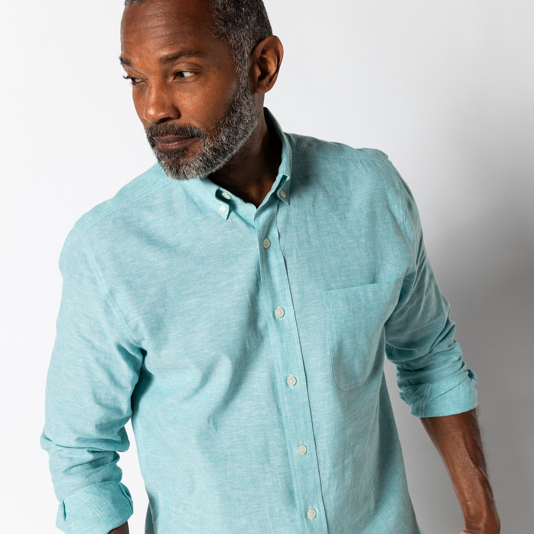 Linen Cotton Oxford Sport Shirts – Duck Head