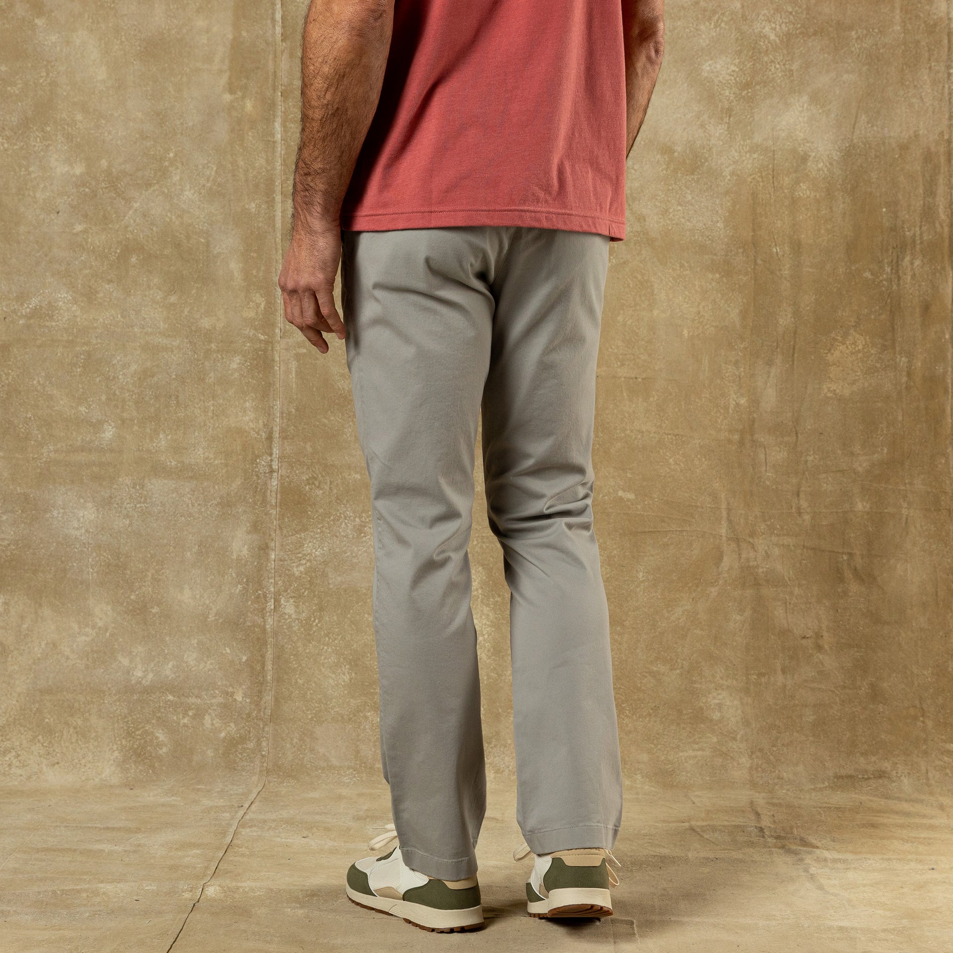 Classic Fit Gold School Chino - Dove Grey