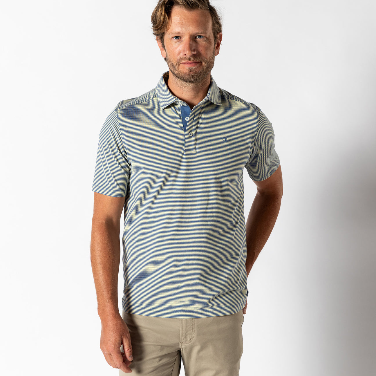 Hanover Pima Cotton Polo - Classic Stripe