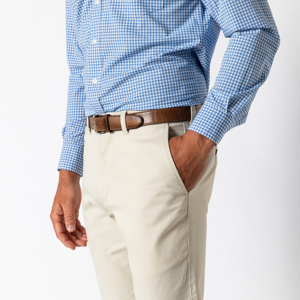 Classic Fit Gold School Chino - Stone Gold Patch