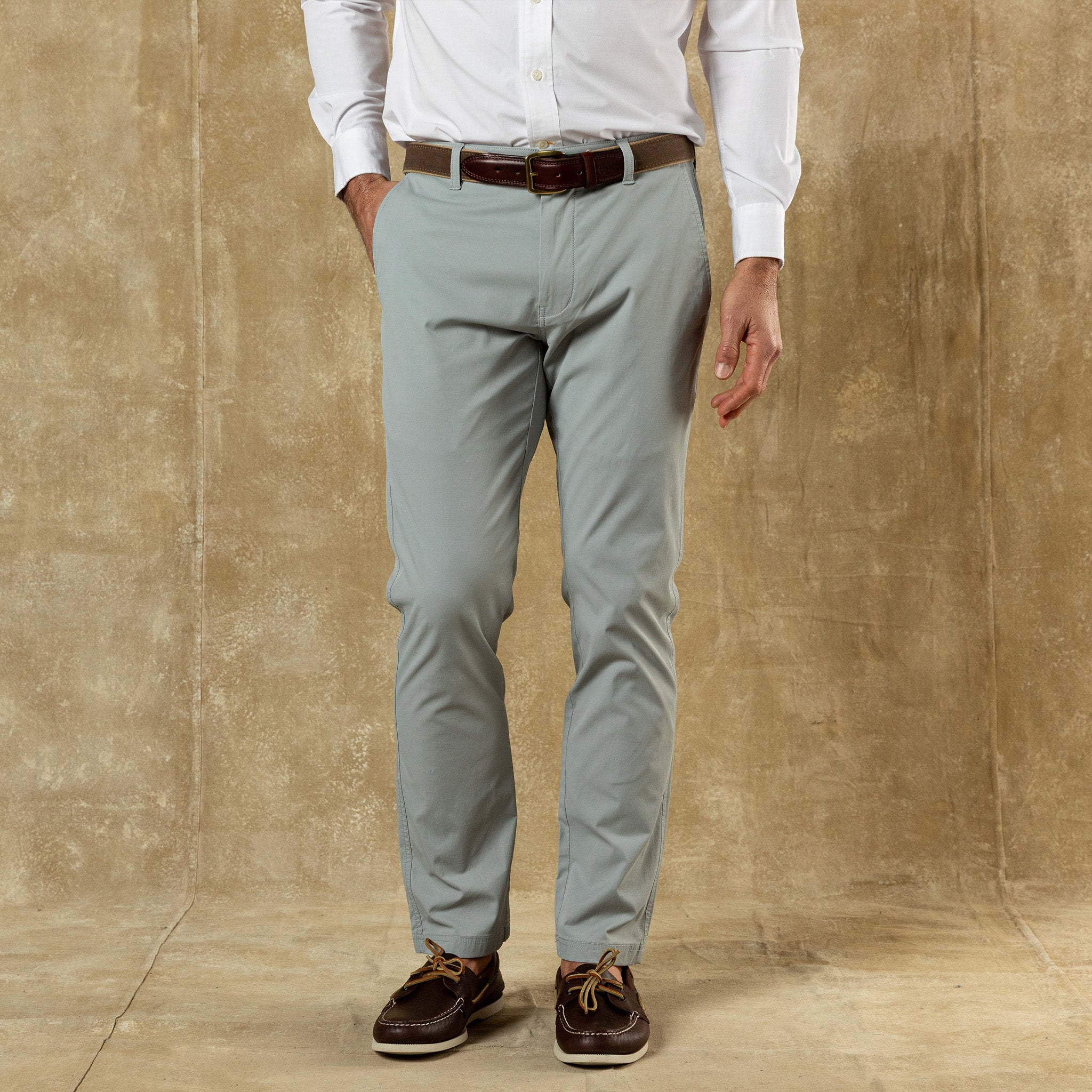 Duck Headチノパン Duck Head Classic Fit Gold School Chino Pants - Khaki Gold Patch